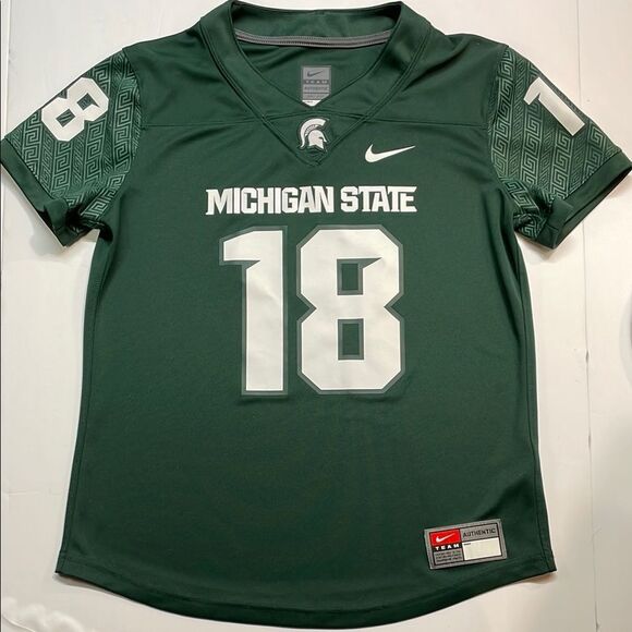 Nike Michigan State Spartans Unisex Dri-fit College Game Jersey Sz S - Picture 1 of 7